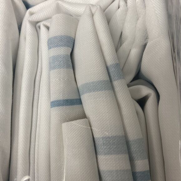 Sky Bristol Stripes King Duvet Set with 2 king Shams - Picture 7 of 9